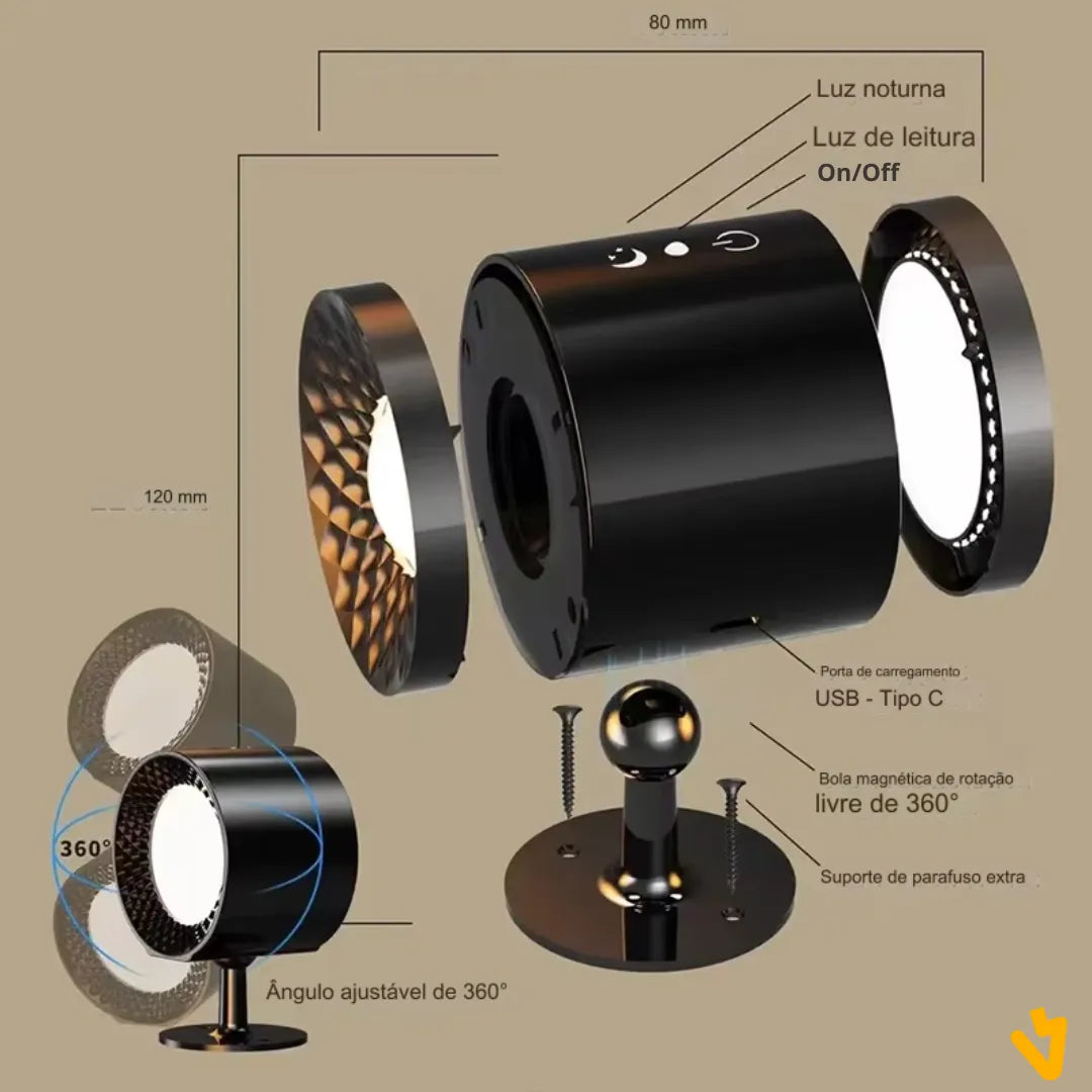 LuxFree™ - LED Wall Light - Elegance and Functionality for Any Environment