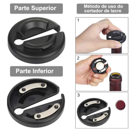 Abridor de Vino Eléctrico PRO - Abre tu vino de forma fácil y cómoda
