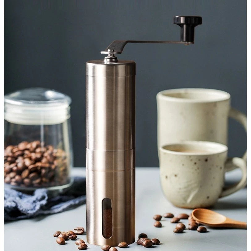 Premium Stainless Steel Manual Coffee Grinder with Adjustment