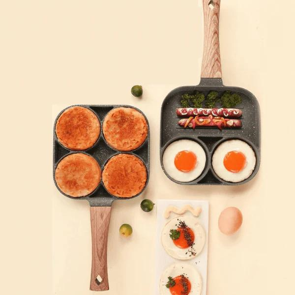 Non-Sticky 3-Compartment Frying Pan™ - A Revolution in Your Kitchen!