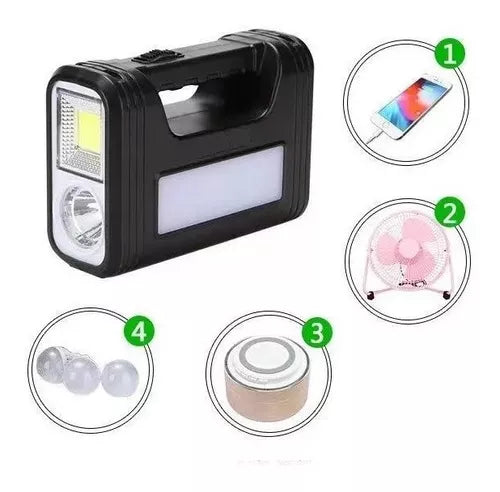 LightSun™ - Solar Light System Kit - Great for travel, farms, camping. 