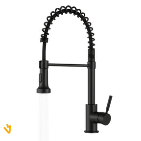 Luxury Gourmet Kitchen Faucet with Shower and 360° Swivel – Hot and Cold Single Lever