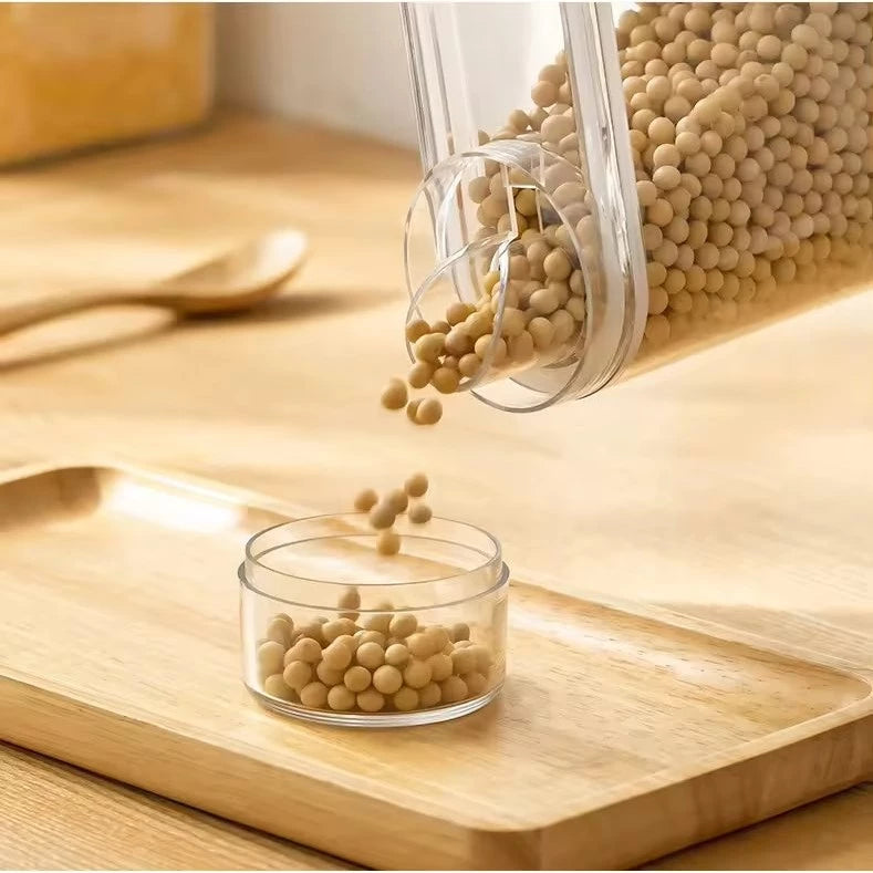 Airtight Container with Dispenser Spout and Premium Measuring Cup – 2 Liters