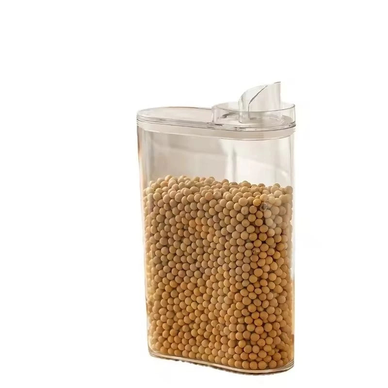 Airtight Container with Dispenser Spout and Premium Measuring Cup – 2 Liters