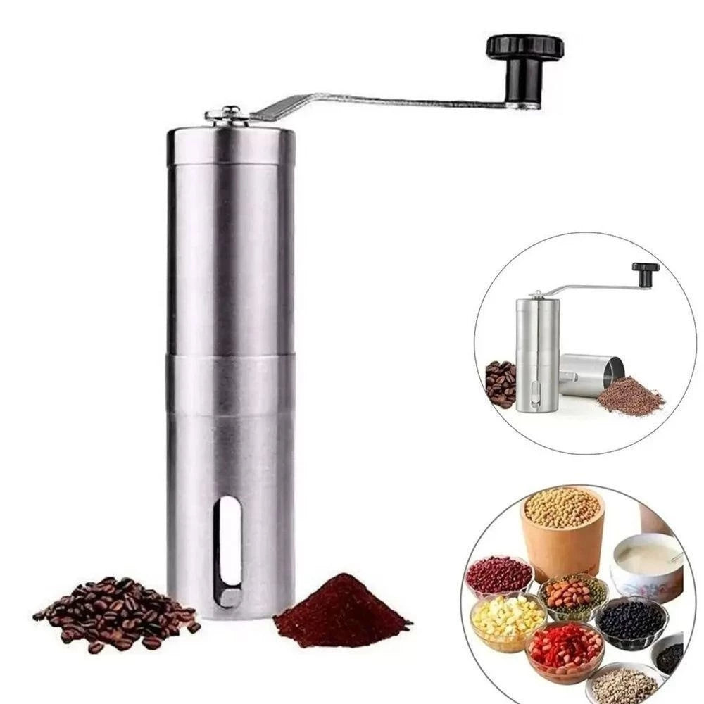 Premium Stainless Steel Manual Coffee Grinder with Adjustment