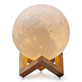 Moon Light™ - Decorative 3D Full Moon USB Lamp with Stand