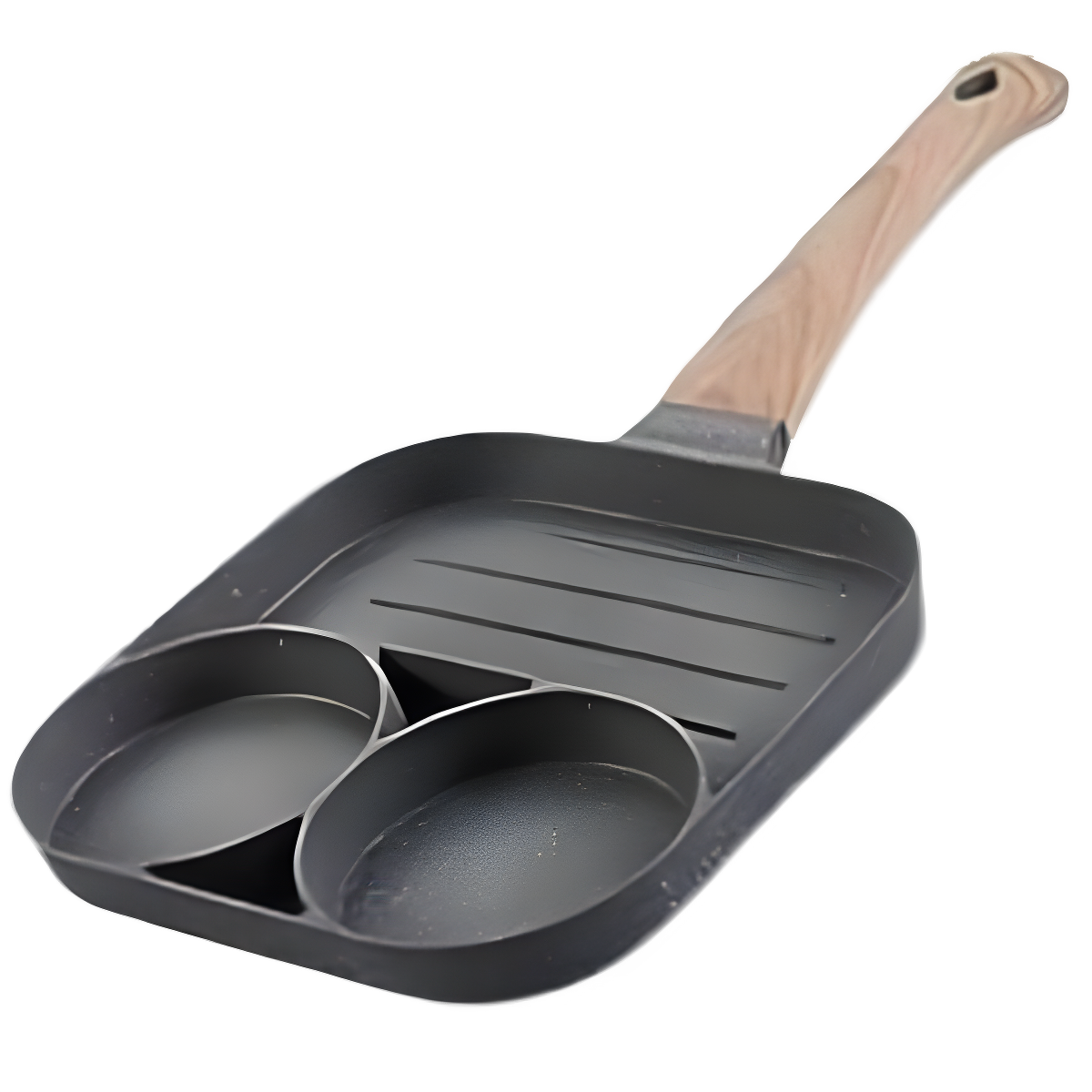 Non-Sticky 3-Compartment Frying Pan™ - A Revolution in Your Kitchen!