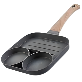 Non-Sticky 3-Compartment Frying Pan™ - A Revolution in Your Kitchen!